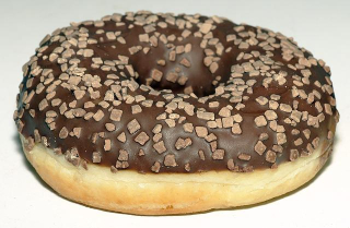Donut s čokoládou 47g