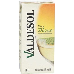 Valdesol Bianco krabicové víno 1L