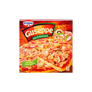 Guseppe Pizza šunková  se žampiony 410g