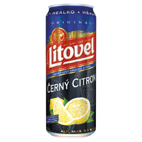 Litovel Originál nealko černý citron 0,5l