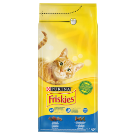 FRISKIES s lososem a se zeleninou 1,5kg
