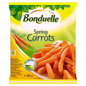 Mladá mrkev celá extra jemná mražená Bonduelle 400g