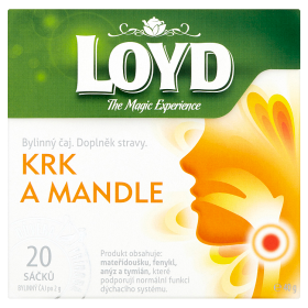 Loyd Krk a mandle bylinný čaj 20 x 2g