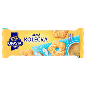 Zlatá Kolečka s kokosem  Opavia 168g