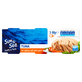 Sun & Sea Tuňák v pikantním oleji piri-piri 3 x 80g