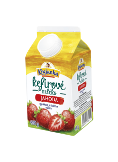 Kefírové mléko jahodové 0,8% 450ml