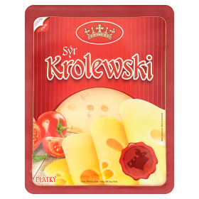 Krolewski Sýr 45% plátky 100g