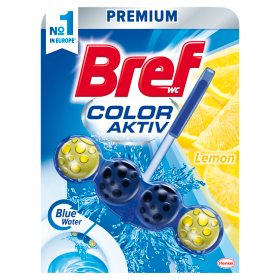 Bref Color Aktiv Lemon tuhý WC blok 50g