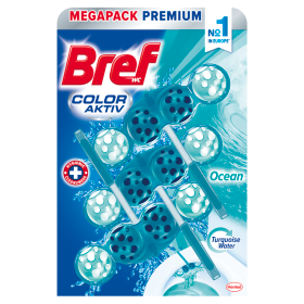 Bref Color Aktiv Ocean tuhý WC blok 3 x 50g