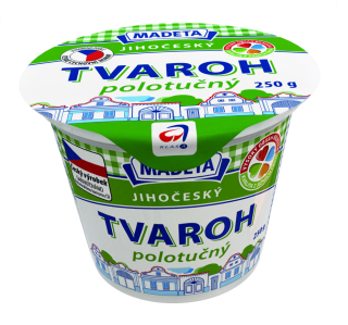 Tvaroh polotučný Madeta 3,5% 250 g
