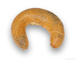 Sladký rohlík sypaný mákem 60g