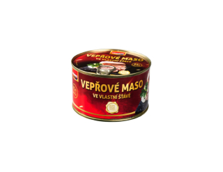 Vepřové ve vlastní šťávě Veseko 400g