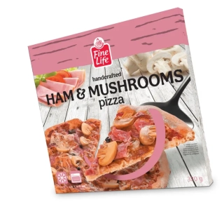 Pizza Šunka a žampiony FL 320 g