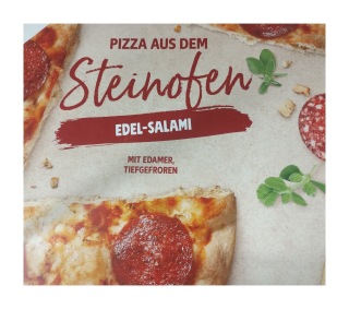 Pizza s uzeným salámem 350g