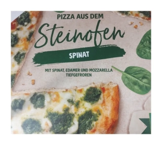 Pizza špenátová 350g