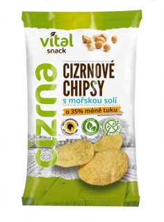 Cizrnové chipsy s mořskou solí 65g