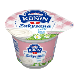 Zakysaná svěží 8% - 190g