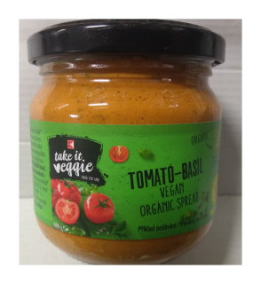 Pomazánka s rajčaty a bazalkou veganská  180g
