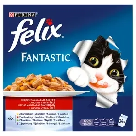 FELIX Fantastic lahodný výběr v želé - multi balení 24 x 85g