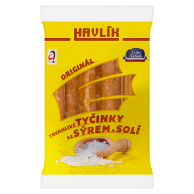 Tyčinky se sýrem a solí Havlík 90g