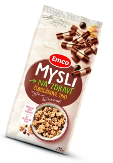 Mysli čokoládové trio Emco 750 g
