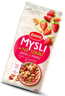 Mysli Jahody a mandle Emco 750 g