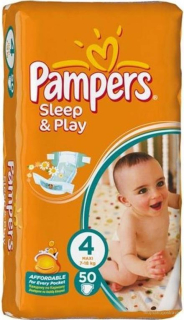 Pampers Sleep&Play Pleny 4 50 ks