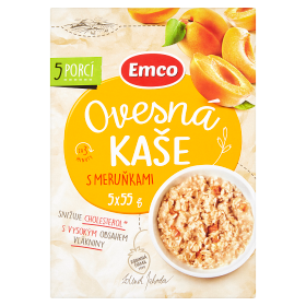 Ovesná kaše s meruňkami 5 x 55g