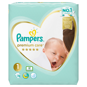 Pampers Premium Care 1, Pleny 78ks