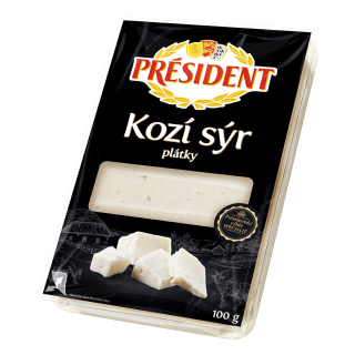 Kozí sýr president plátky 100g