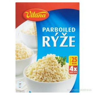 Vitana Parboiled rýže 4 x 100g
