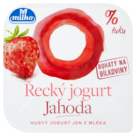 Řecký jogurt Milko jahoda 140g