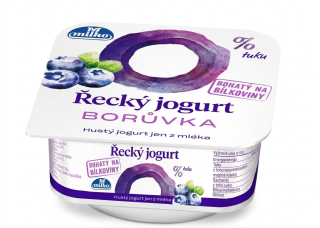 Řecký jogurt Milko borůvka 140g