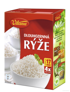 Vitana dlouhozrnná rýže 4 x 100g