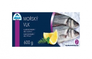 Mořský vlk kuchaný mražený 2 ks 600g 
