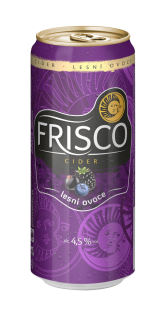 Frisco Cider lesní ovoce plech  4 x  330ml