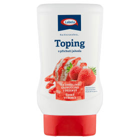 Toping  příchuť jahodový 200 g