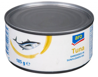 Tuňák drcený v rostlinném oleji ARO 6 x 185g