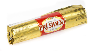 Président Máslo jemné váleček 250 g