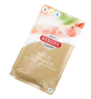 Šunka krůtí plátky Berger 100g
