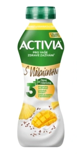 ACTIVIA Nápoj mango s lněnými semínky 270g