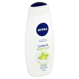 Nivea Care&Starfruit sprchový gel 500ml