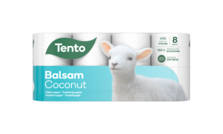 Tento Coconut balsam toaletní papír 3vrstvý 8 ks
