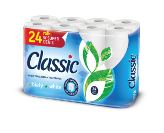 Classic Toaletní papír 2vrstvý 24ks