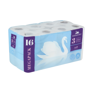 Harmony Comfort White toaletní papír 3vrstvý  - 16 x 