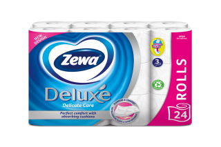 Toaletní papír Deluxe Delic Care Zewa  3vrstvý 24ks