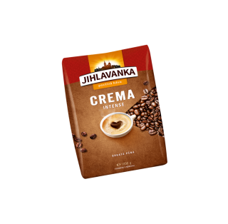 Jihlavanka Crema Intense pražená zrnková káva 1kg