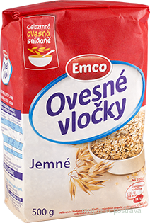 Ovesné vločky jemné Emco  0,5 kg
