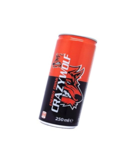 Crazy Wolf Orange Energy drink 0,25l