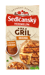 Sedlčanský hermelín na gril s kořením 4x100g
